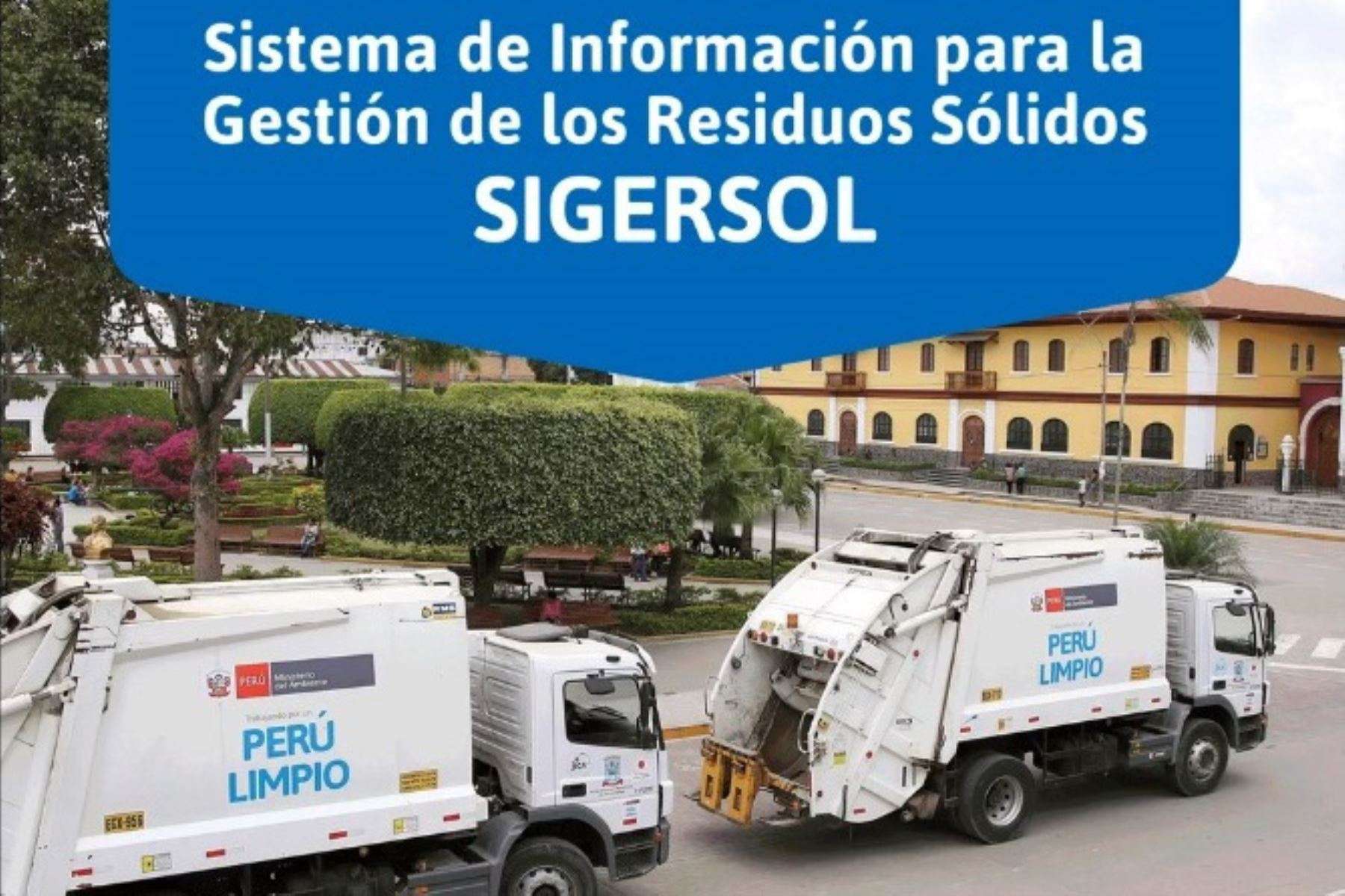 OEFA y MINAM lanzan plataforma digital Sigersol 3.0 para fortalecer la gestión de residuos sólidos.