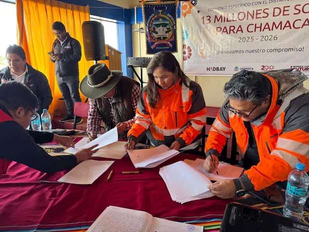 Hudbay compromete S/ 40 millones para impulsar el desarrollo en Chumbivilcas