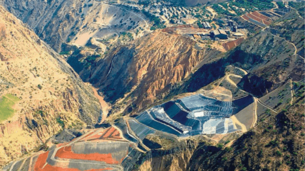 Cobriza optimizacion relaves agua mineria Huancavelica Peru
