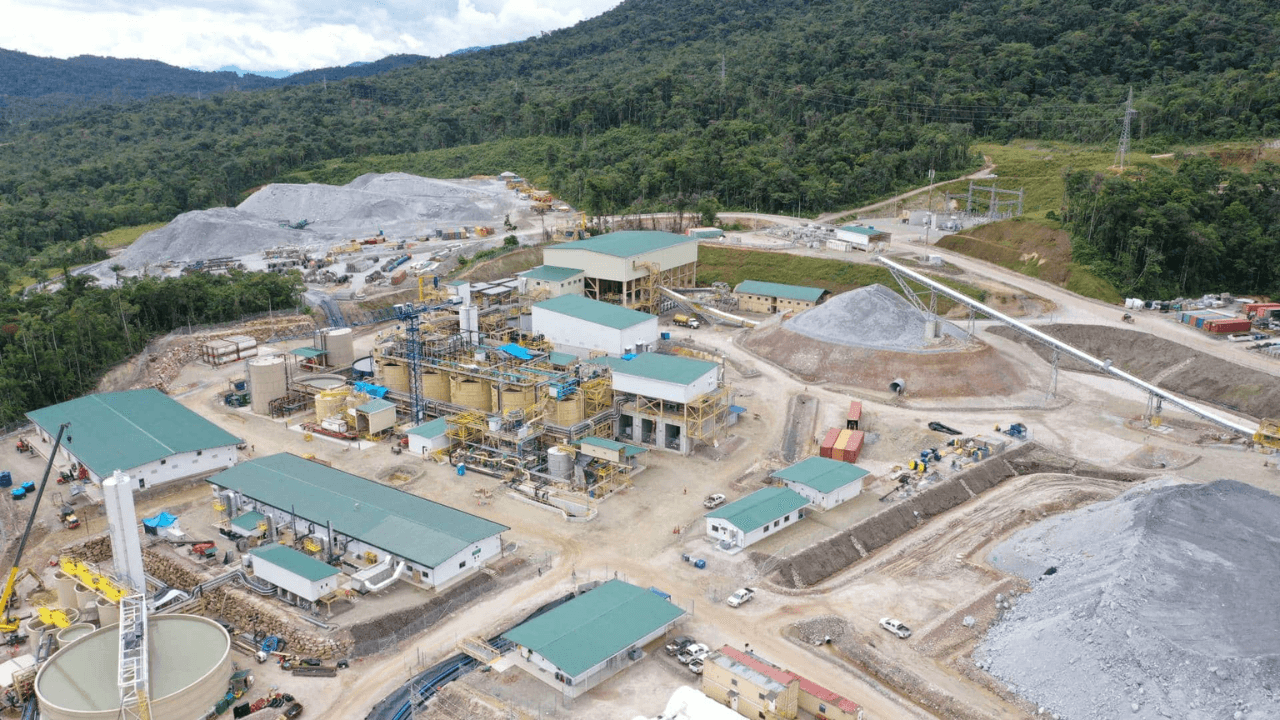 Mina Fruta del Norte producción de oro primer trimestre 2026 Ecuador.