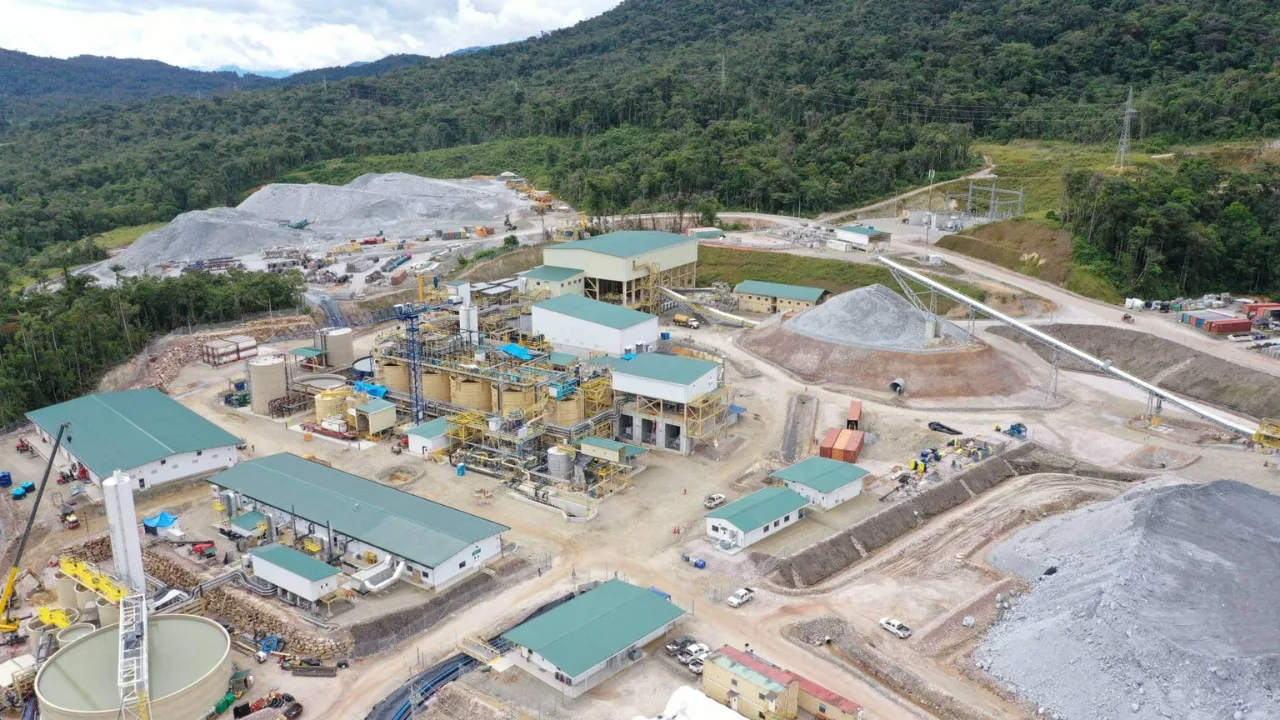 Mina Fruta del Norte producción de oro primer trimestre 2026 Ecuador.