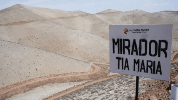 Proyecto Tía María en Arequipa y su impacto en la minería peruana
