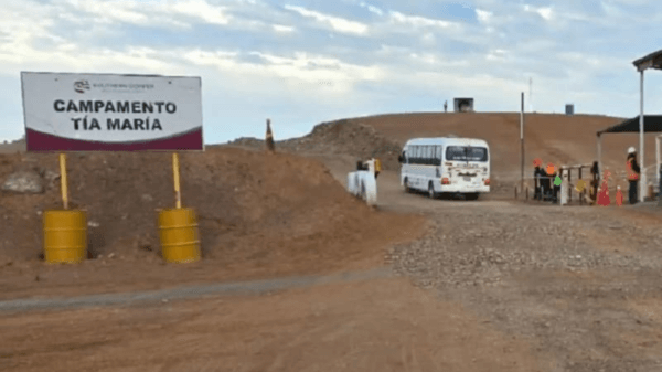 Proyecto Tía María inicio de explotación en Arequipa
