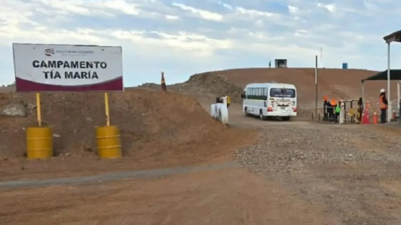 Proyecto Tía María inicio de explotación en Arequipa